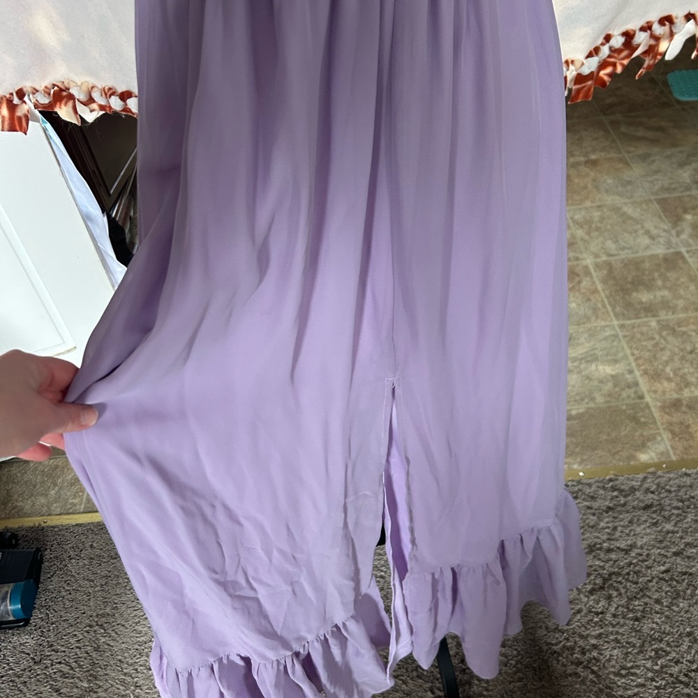 Birdy Grey Lavender Ruffle Maxi Dress - Picture 4 of 5